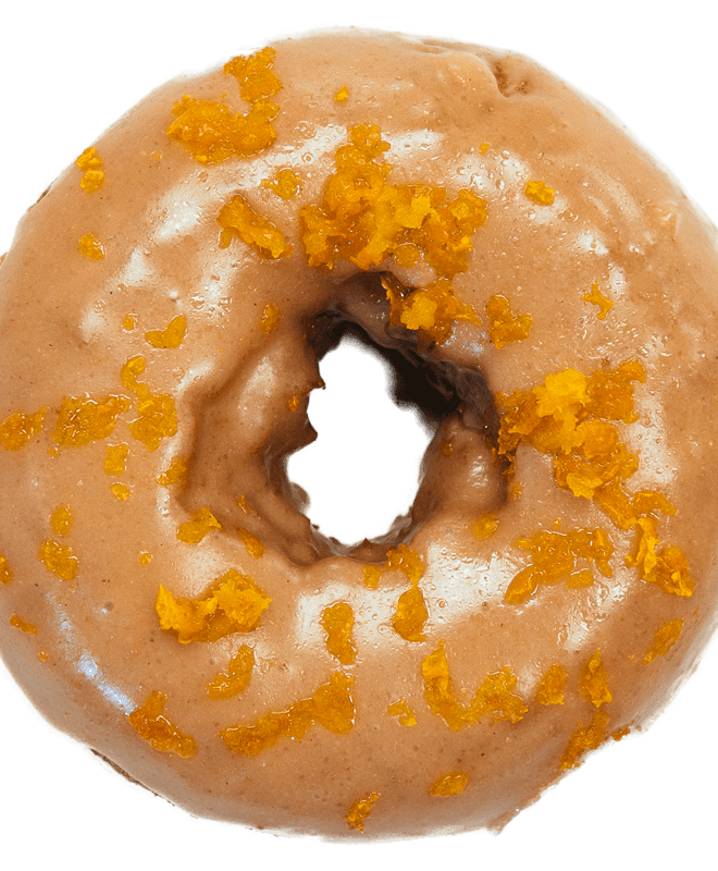 Vegan Orange Chai (Cake Donut)