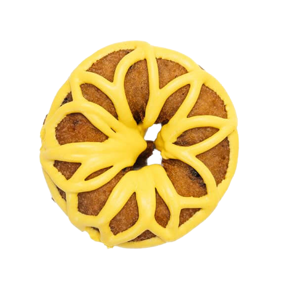 blueberry with Meyer Lemon Donut