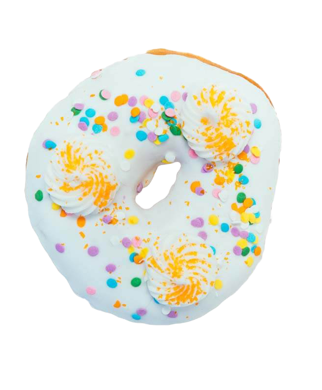 birthday cake donut