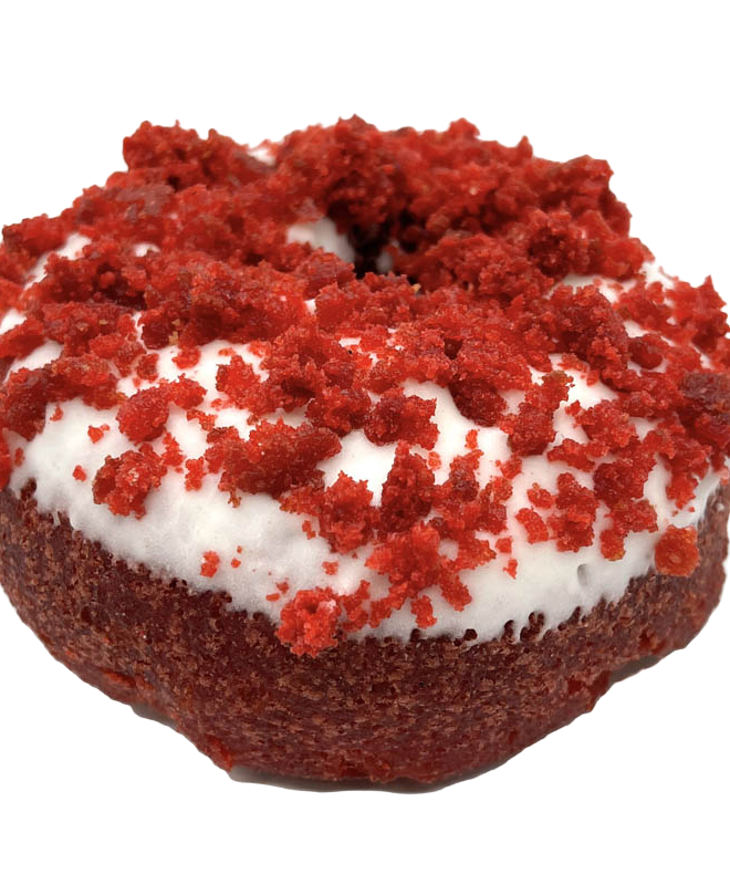 red velvet donut