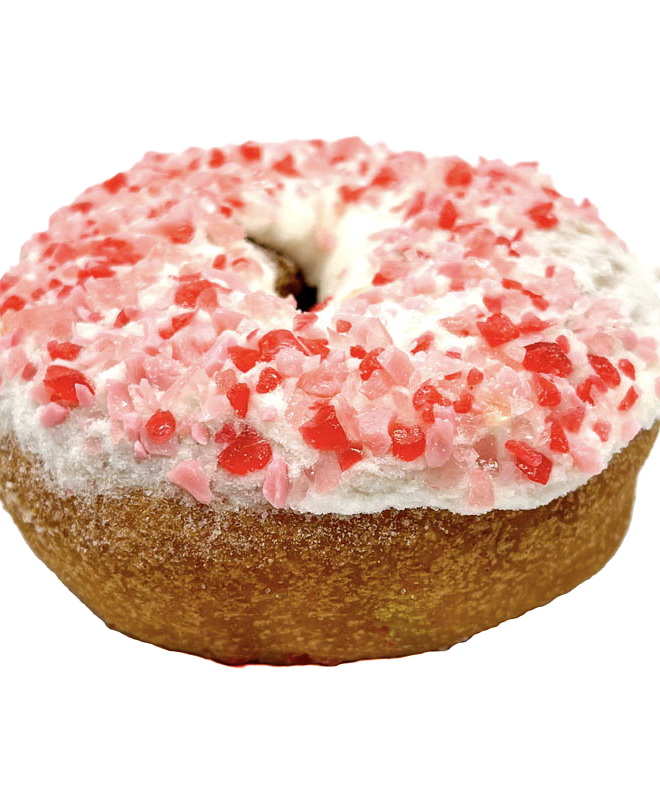 strawberry shortcake donut