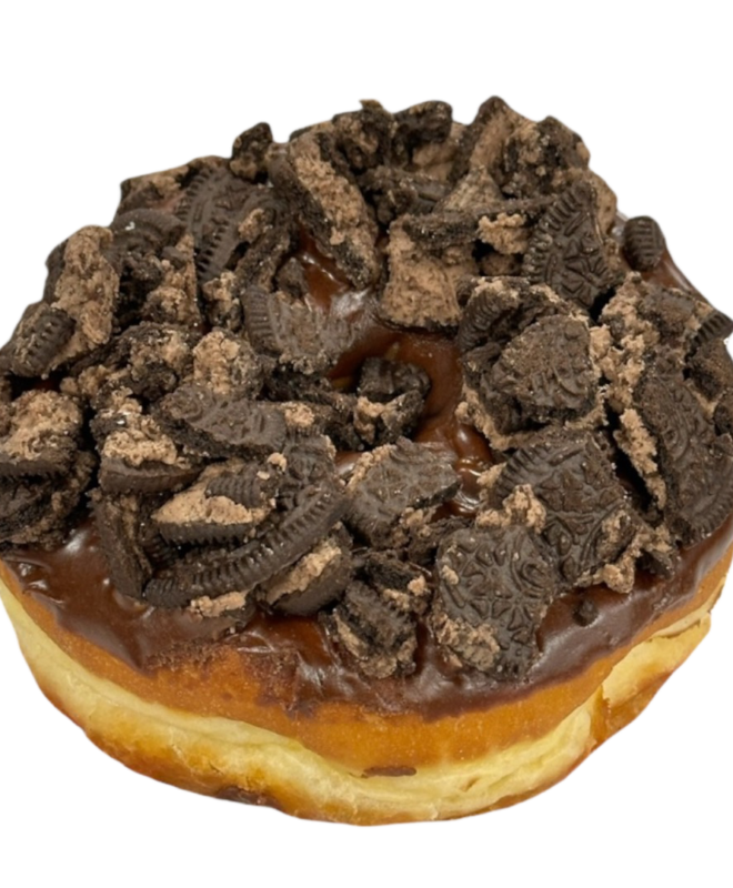 chocolate cookies cream donut
